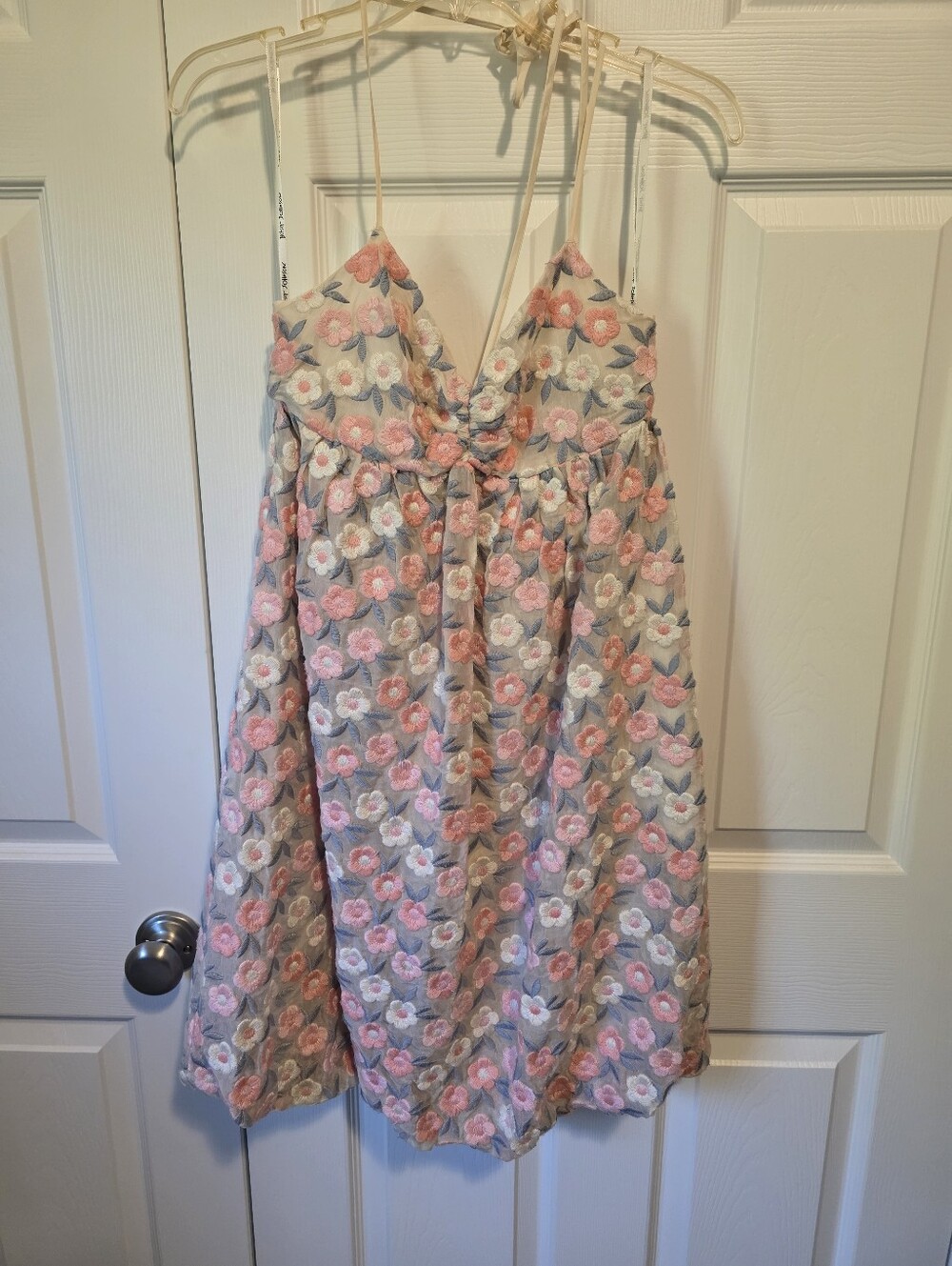 Vintage Betsey Johnson Y2k Dress Floral Sz 4 Silk Bubble Dress Euc